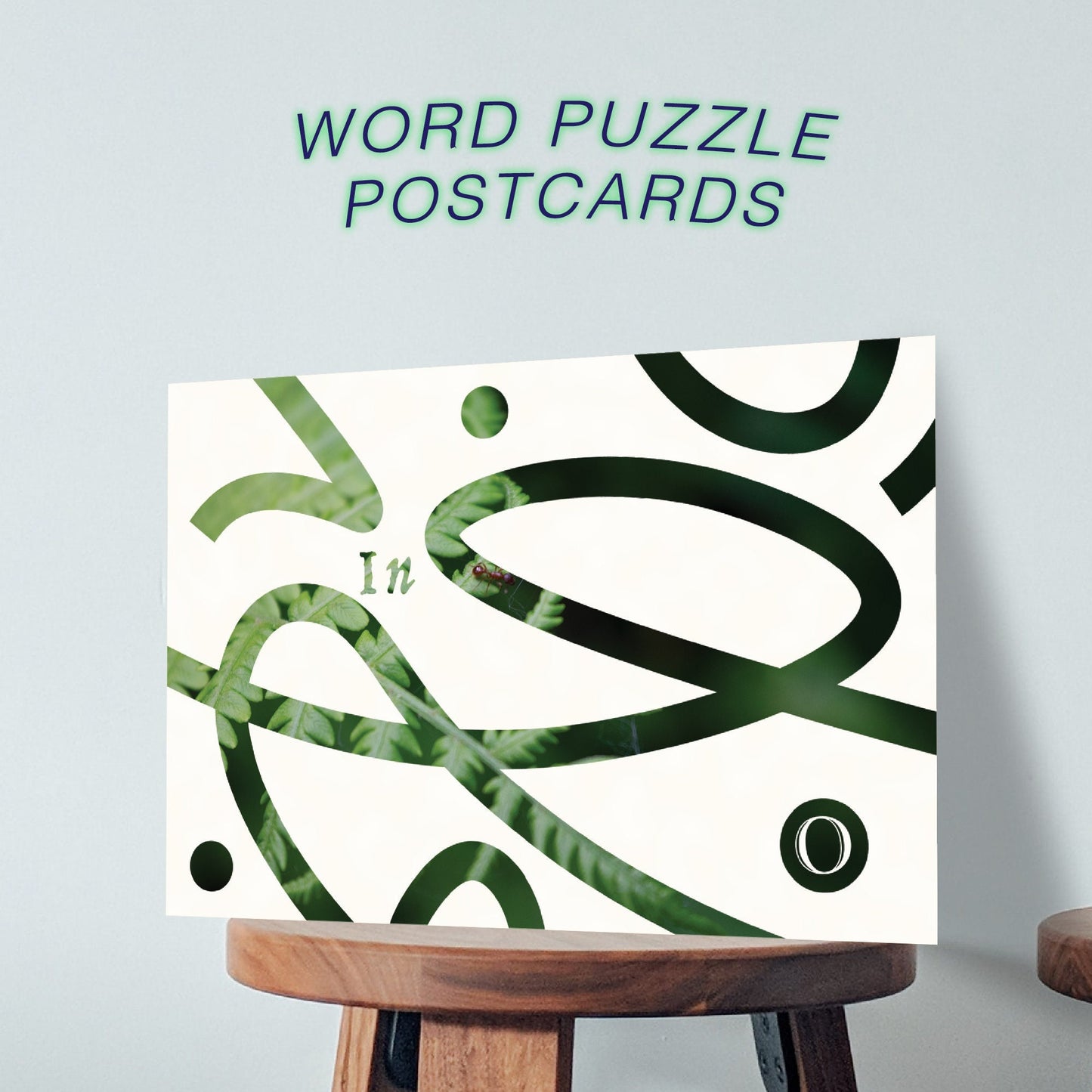 Word Puzzle Postcard - Secret Word 1 (5 Pack)